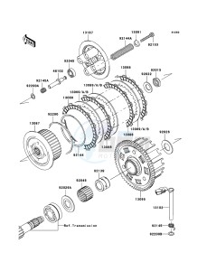 Z750S ZR750-K1H FR GB XX (EU ME A(FRICA) drawing Clutch