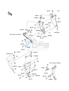 ZR 750 L [Z750 EU] (L7F-L8F) L8F drawing COWLING LOWERS