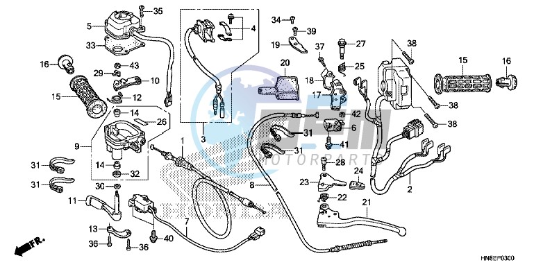 HANDLE LEVER/ SWITCH/ CABLE