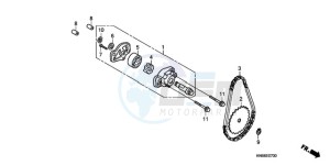 TRX250XA Europe Direct - (ED) drawing OIL PUMP