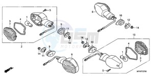 CB1000RA9 UK - (E / ABS MPH) drawing WINKER