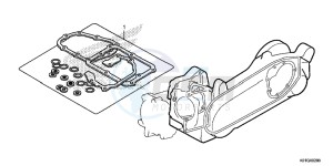 SH125ASG SH125D UK - (E) drawing GASKET KIT B