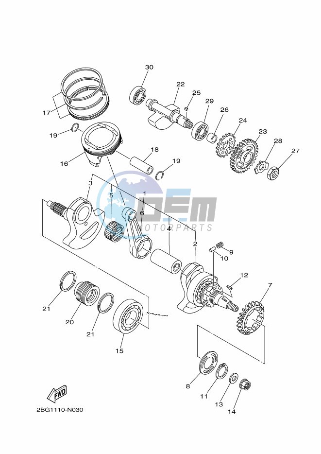 CRANKSHAFT & PISTON