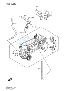 SFV 650 ABS GLADIUS EU drawing THROTTLE BODY