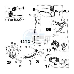 FIGHT ZULA drawing BRAKE SYSTEM HENG TONG