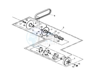 QUAD LANDER 300S drawing CLUTCH