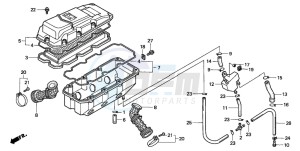 GL1500C VALKYRIE drawing AIR CLEANER