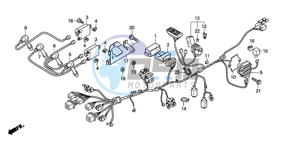 WIRE HARNESS (CBF600N/NA)