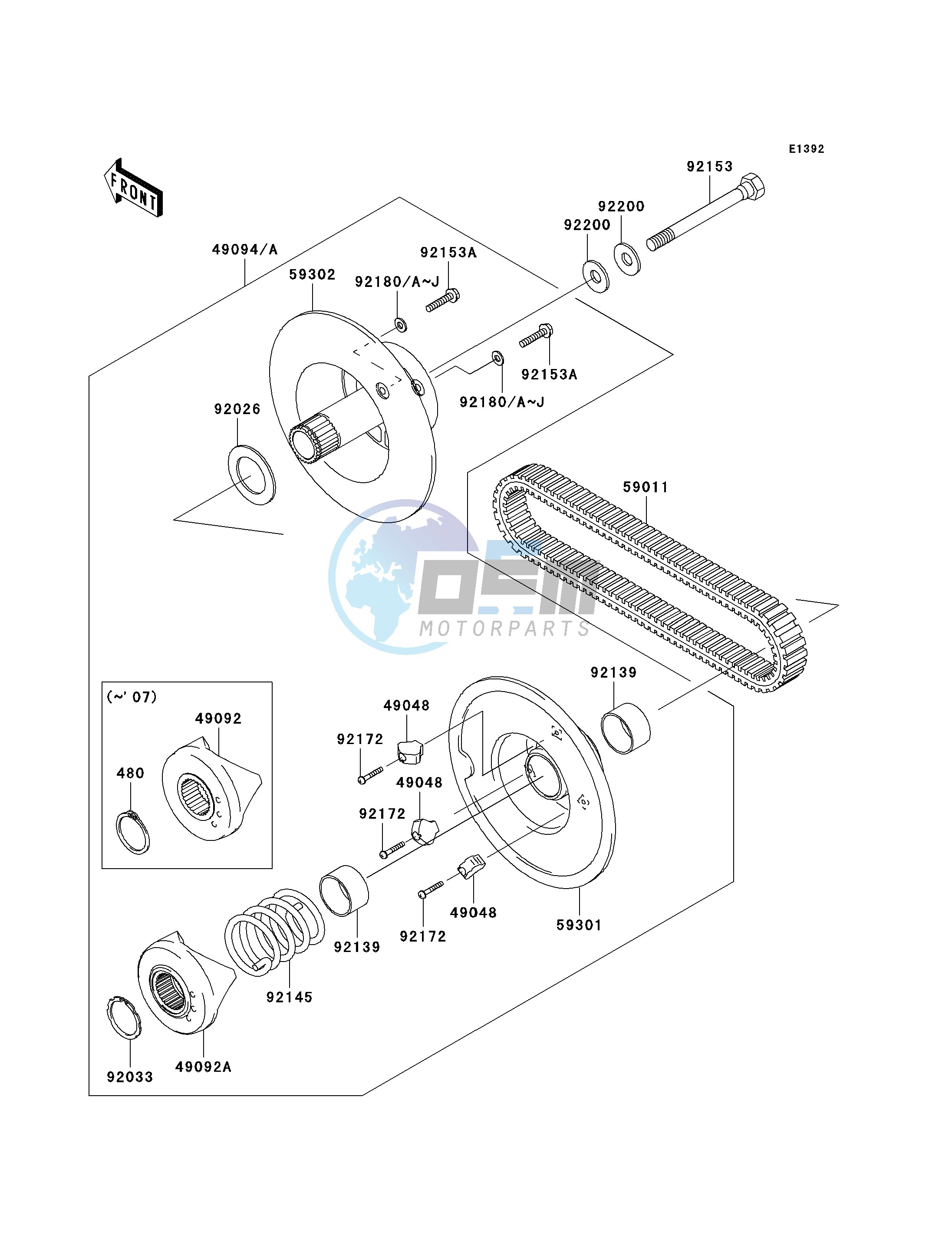 DRIVEN CONVERTER_DRIVE BELT