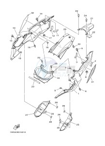 MT07 700 (1WSG) drawing SIDE COVER