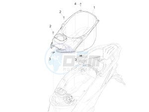 LIBERTY 50 (EMEA) drawing Helmet housing - Undersaddle