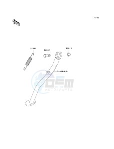 KLX 250 D [KLX250R] (D2-D4) [KLX250R] drawing STAND-- S- -