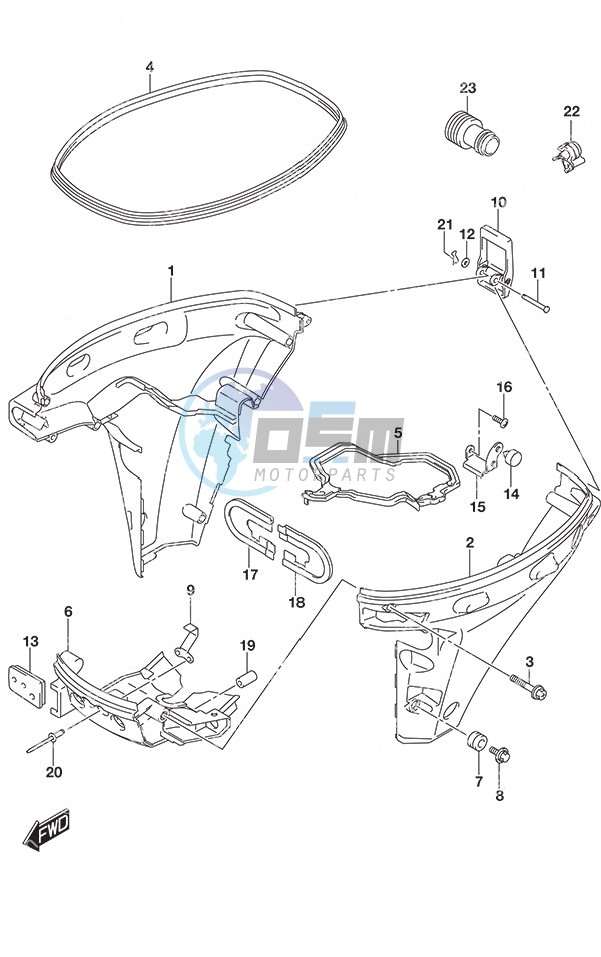 Side Cover Remote Control w/Power Tilt