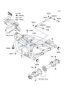 MULE_600 KAF400B9F EU drawing Swingarm