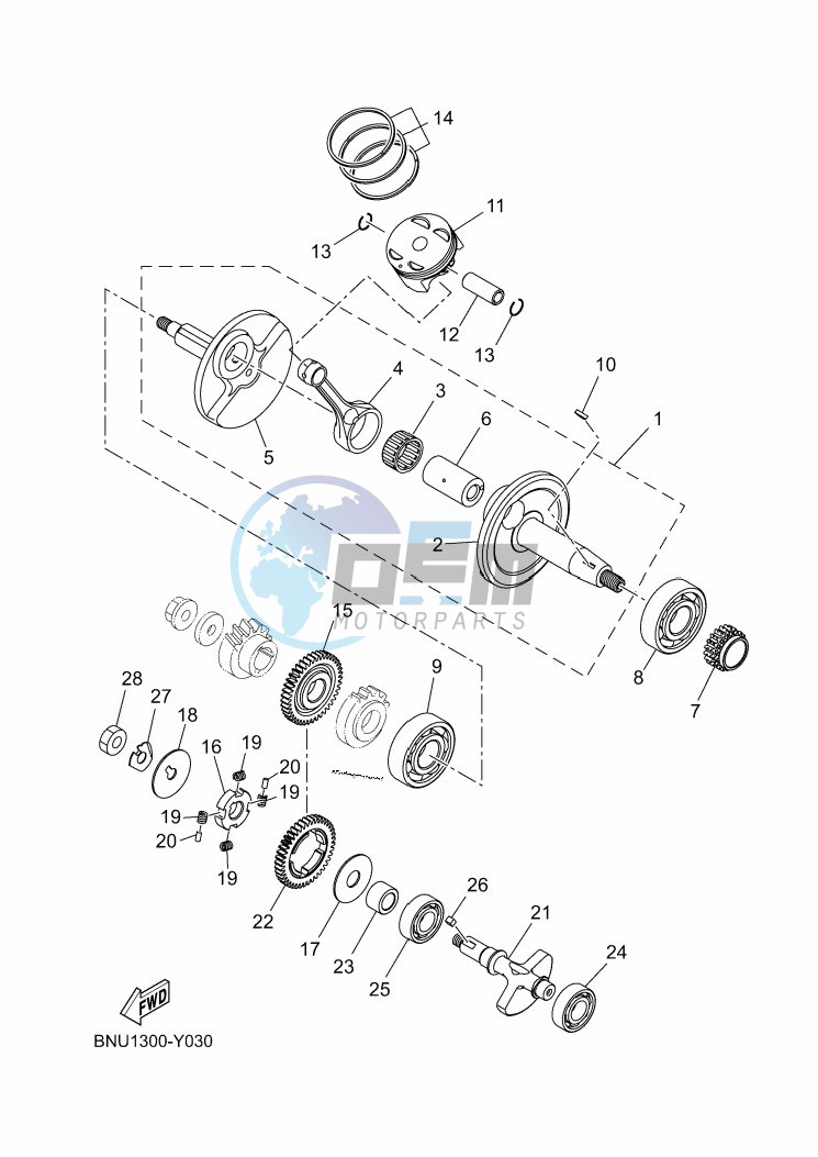 CRANKSHAFT & PISTON