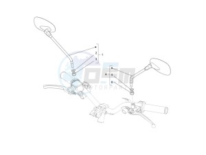 Carnaby 300 4t ie Cruiser drawing Mirrors