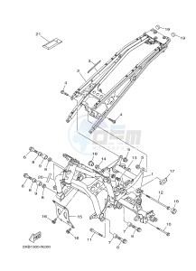 XT1200ZE SUPER TENERE ABS (2KBC) drawing FRAME