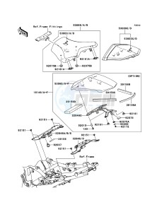 Z1000 ZR1000B8F FR GB XX (EU ME A(FRICA) drawing Seat