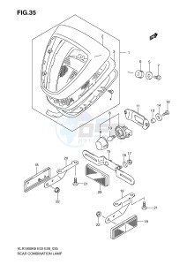 VLR1800 (E3-E28) drawing REAR COMBINATION LAMP