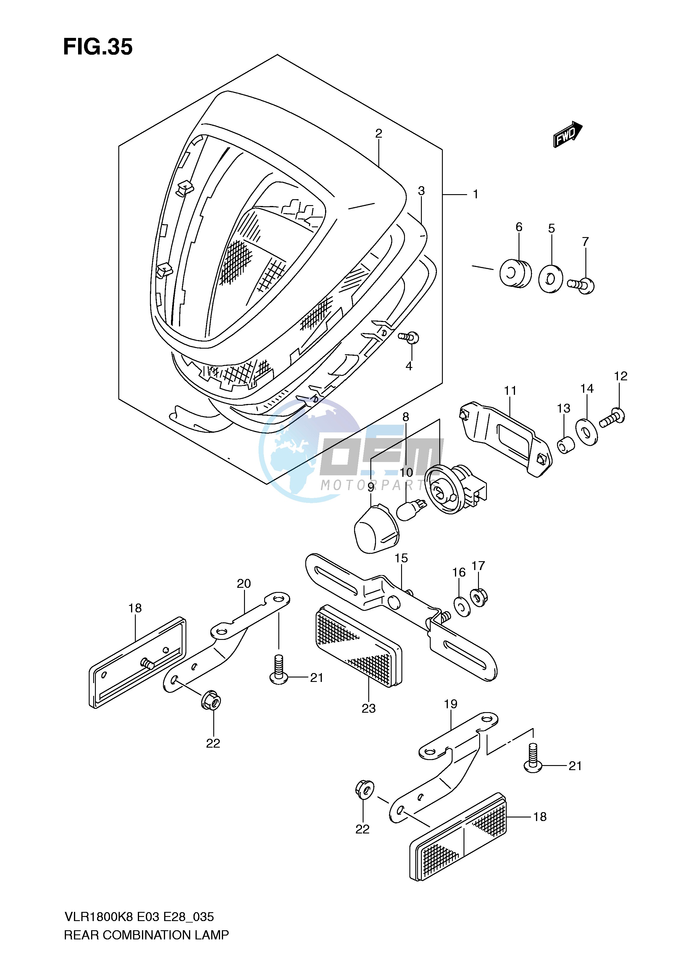 REAR COMBINATION LAMP