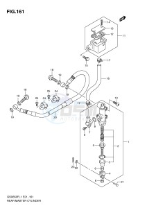 GSX650F (E21) Katana drawing REAR MASTER CYLINDER (GSX650FUL1 E24)