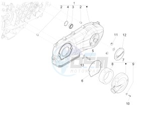 946 150 4T 3V ABS ARMANI (NAFTA) drawing Crankcase cover - Crankcase cooling