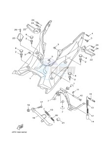 XC125R MAJESTY S (2PE1) drawing STAND & FOOTREST