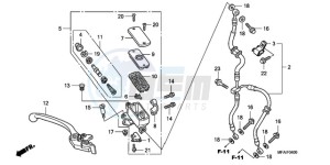 CBF10009 F / CMF drawing FR. BRAKE MASTER CYLINDER (CBF1000)