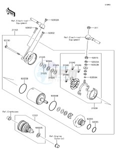 JET SKI ULTRA 310X JT1500LGF EU drawing Starter Motor