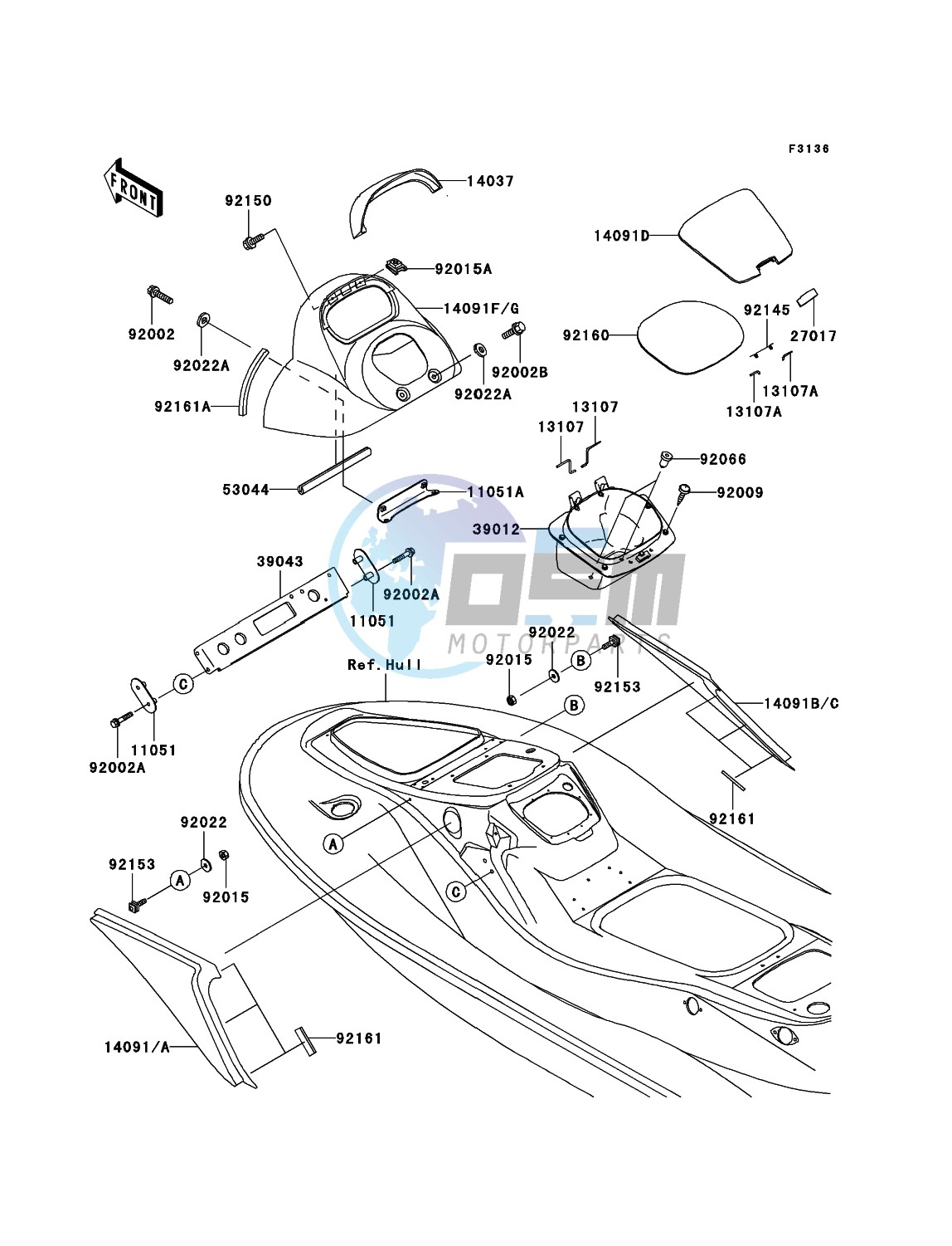 Hull Middle Fittings