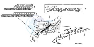 XL1000VA9 Europe Direct - (ED / ABS) drawing MARK/STRIPE