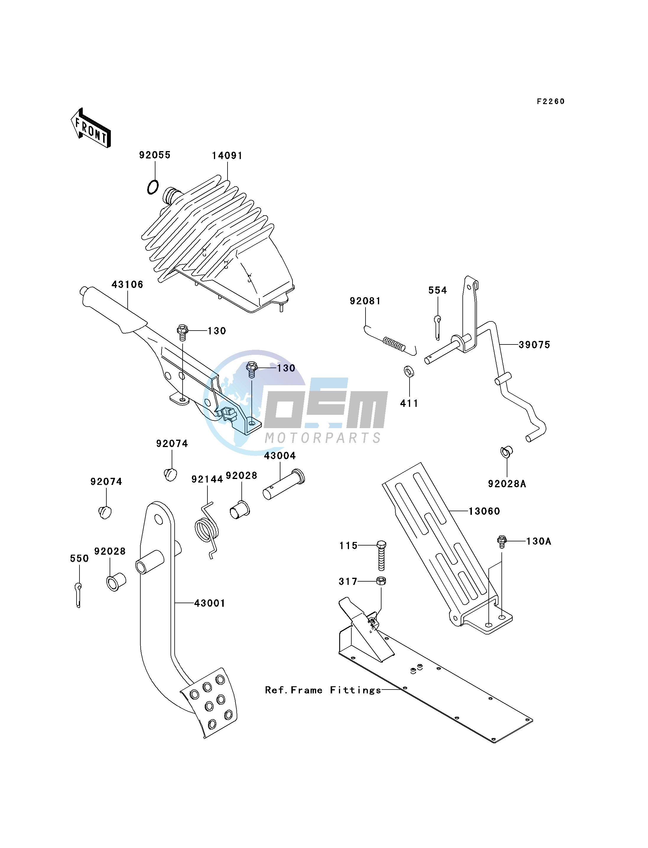 BRAKE PEDAL_THROTTLE LEVER