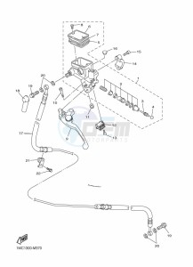 FJR1300-AE (B96S) drawing FRONT MASTER CYLINDER 2