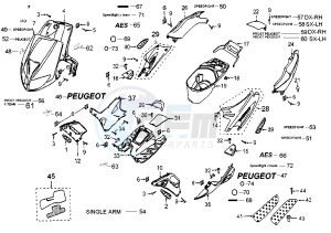 SPEEDFIGHT ARIA CATALYC - 50 cc drawing BODY