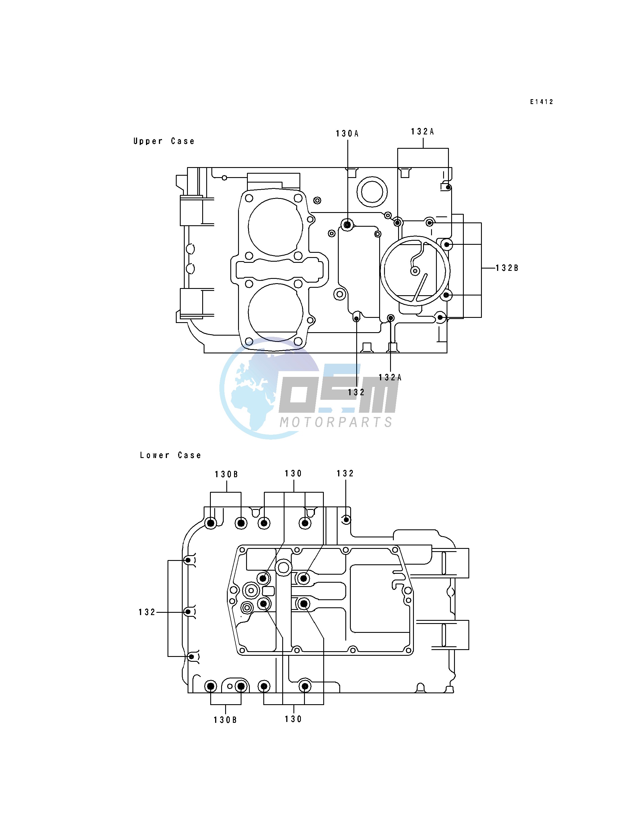 CRANKCASE BOLT PATTERN