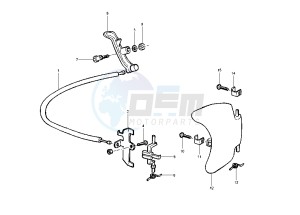 Runner POGGIALI 50 drawing Petrol cap