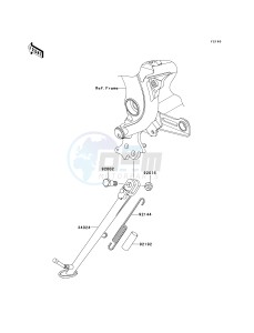 EX 650 C [NINJA 650R] (C9F) C9F drawing STAND-- S- -