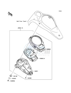 VN1700_CLASSIC_ABS VN1700FEF GB XX (EU ME A(FRICA) drawing Meter(s)