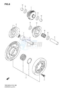 RMX450 drawing STARTER CLUTCH