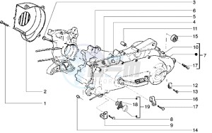 Liberty 50 2t drawing Clutch cover-scrool cover