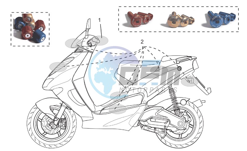 Acc. - Cyclistic components