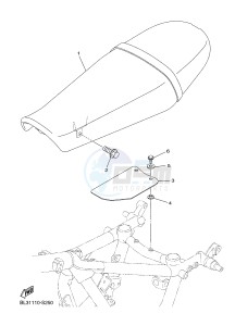 XVS950XR-A SCR950 SCR950 (BL34) drawing SEAT