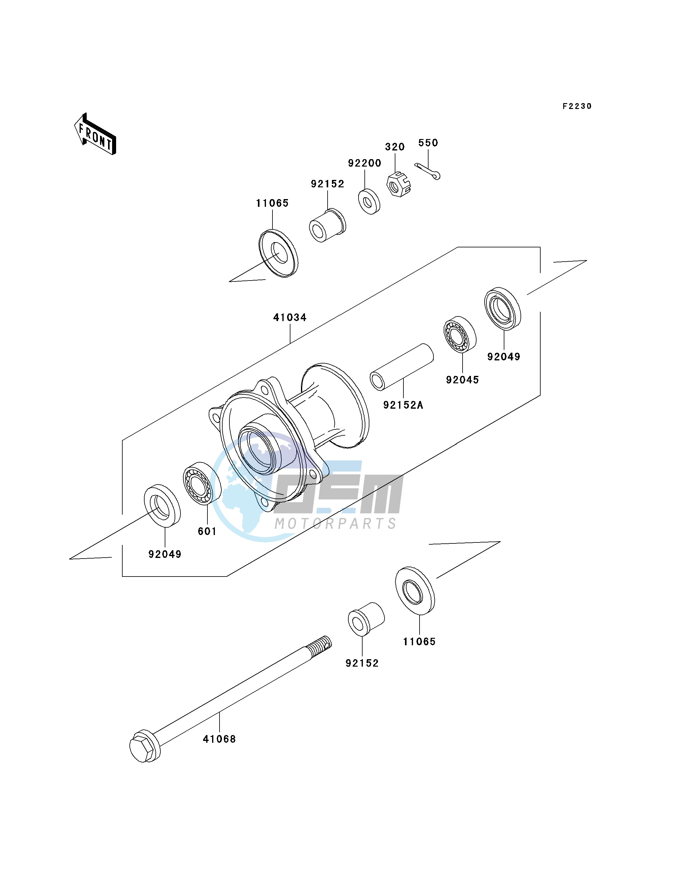 FRONT HUB