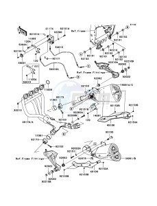 Z1000 ZR1000B7F FR GB XX (EU ME A(FRICA) drawing Muffler(s)