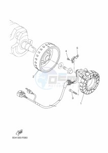 TRACER 700 MTT690-A (B4T1) drawing GENERATOR