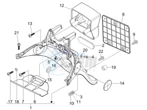 Fly 50 4t (USA) drawing Rear cover - Splash guard