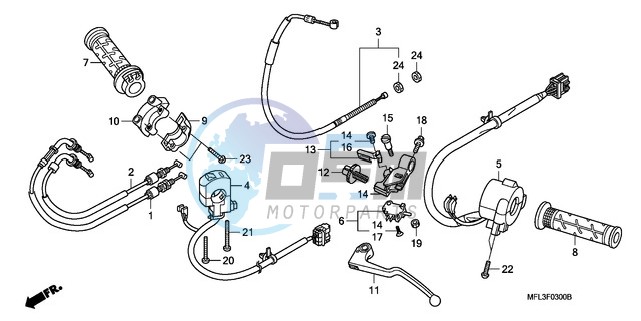 HANDLE LEVER/SWITCH/CABLE