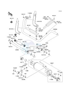 KRF 750 J [TERYX 750 FI 4X4 LE] (J9FA) J9FA drawing MUFFLER-- S- -