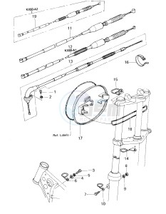 KX 80 A [KX80] (A1-A2) [KX80] drawing CABLES_NUMBER PLATE