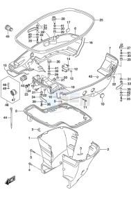 DF 300AP drawing Side Cover w/Transom (L)